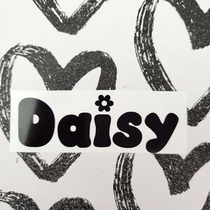 Name Decal Daisy Flower